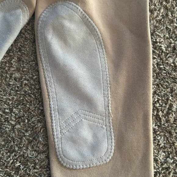 Elation Women’s Size 28R Tan Knee Patch Horseback Riding BreechesB17 - Picture 5 of 11